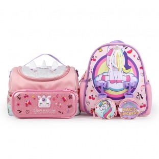 Unicorn - kids backpack set